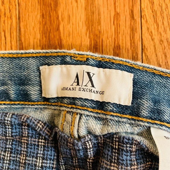 Vintage Distressed Armani Exchange Bootcut Jeans 29 X 30 - Picture 9 of 12